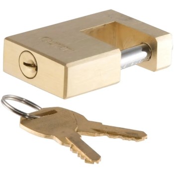 Curt Coupler Lock, Solid Brass - 1/4" Pin, 3/4" Span