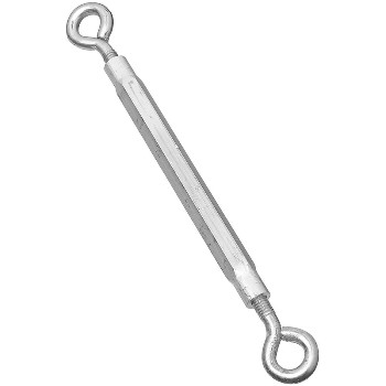 Eye & Eye Turnbuckle, Zinc  ~ 3/8 x 16"