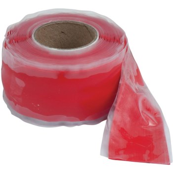Silicone Self-Healing  Repair Tape, Red ~ 1" x 10 Ft