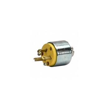 Leviton 000-520-PA Armored Grounding Plug, 20A