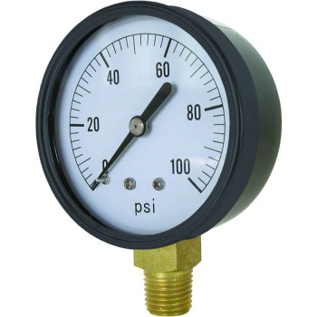 Valley Industries Dry Pressure Gauge - 2", 0-100 PSI