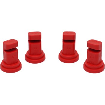 Valley 140 Deg Deflector Spray Nozzle, Red - 4pk