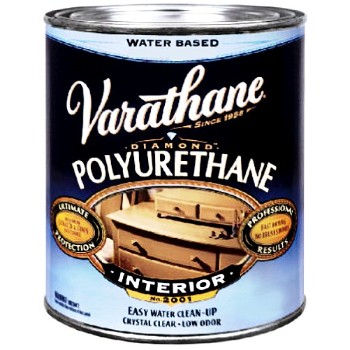 Rust-oleum 200161 Varathane Interior Waterborne Wood Finish Polyurethane, Semi-gloss 1/2 Pint