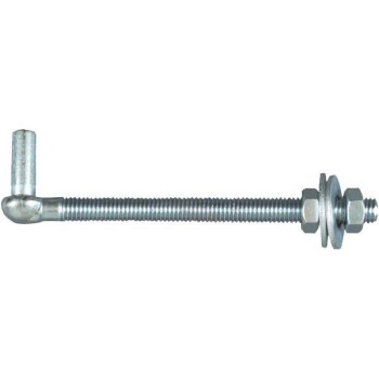 Bolt Hook, Zinc Plated - 3/4" x 10"