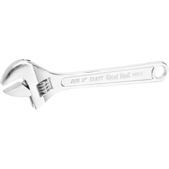 Great Neck AW8C Adjustable Wrench, 8 inch