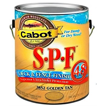  Deck & Fence Finish SPF 48,  Golden Tan ~  Gallon 