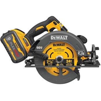 DeWALT Brushless Cordless Circular Saw with Brake Kit ~ 60V 7.25"