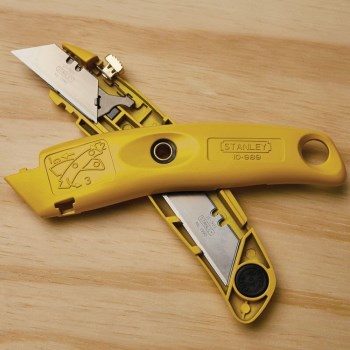 Stanley 7" Swivel-Lock Utility Knife, Yellow