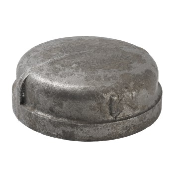 Pipe Cap, Black  (4")