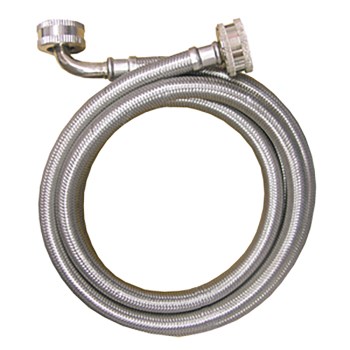 Washing Machine Hose, Stainless Steel ~ 5'