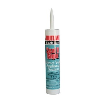 Direct Vent Sealant, Black Latex - 10.3 oz