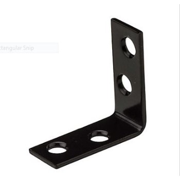 National N266-480 Corner Brace, Black ~ 1 1/2" x 5/8"