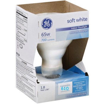GE 20331 Indoor Floodlight, 65W~R30