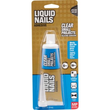 Liquid Nails Clear Silicone Adhesive - 2.5 oz