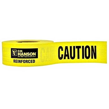 CH Hanson 16030 Caution Barrier Tape ~ 3" x 500 Ft x 5 Mil 