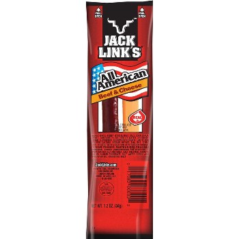 Jack Links 01139 Beef &amp; Cheese Sticks, All American
