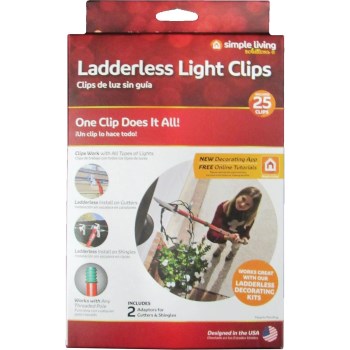 Ladderless Light Clips (25 count bag of 6)