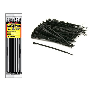 Cable Ties, Heavy Duty UV Black 14.5" ~ Pack of 100 