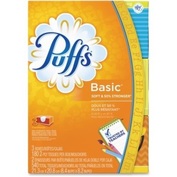 3pk Puffs Family Tissues