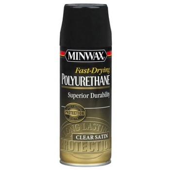 Minwax Interior Polyurethane Spray, Clear Satin - 11.5 oz