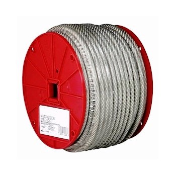 Campbell Chain 700-0397 Vinyl Coated Cable ~  3/32" x 250 Ft Roll