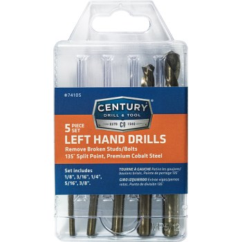 5pc Left Hand Drill Set