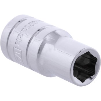 Socket, 6-Point - 1/4" Drive, 1/4"
