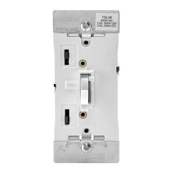 Universal Dimmer, Slide & Toggle - White