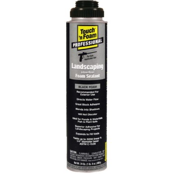 Cp/seal Krete 4006002450 Landscaping Foam Sealant, 20 Oz ~ Black