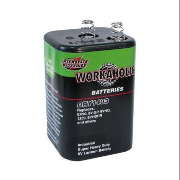 Interstate Alkaline Lantern Battery - 6V
