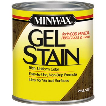 Minwax 26060 Minwax Gel Stain, Walnut - 1/2 pint