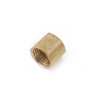 Lead Free Bar Stock Brass Cap ~ 1/8"
