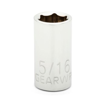 GearWrench Socket, 6-Point - 1/4" Drive, 5/16"