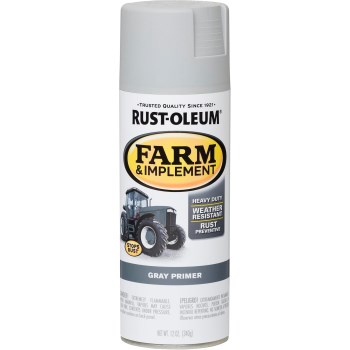 Farm & Implement Spray Primer, Gray - 12 oz