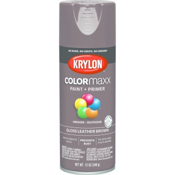 Krylon K05527007 5527 Sp Gl Leather Brown