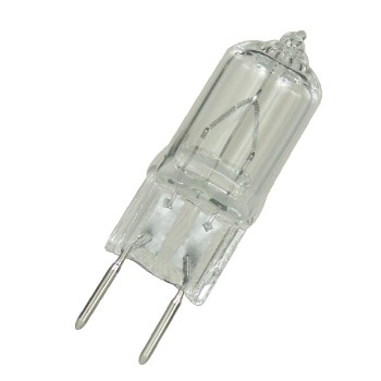Light Bulb, Bi-Pin Halogen Clear 120 Volt 100 Watt 