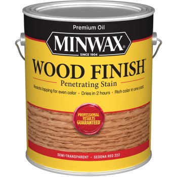 Minwax 71043 Wood Stain, Sedona Red ~ 1 Gal