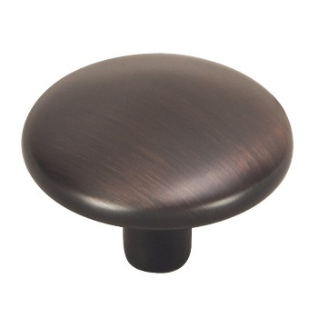 Round Cabinet Knob, Bronze 1 1/4 inch