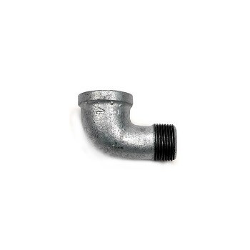 Malleable 90 Degree Iron Street Elbow, Glavanized ~ 3/4"