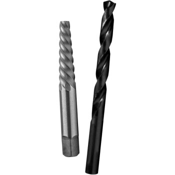 Screw Extractor and Drill Set, #6 - Removes 5/8" to 7/8"