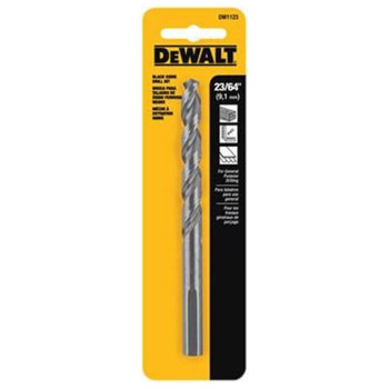 DeWalt Black Oxide Drill Bit - 23/64"