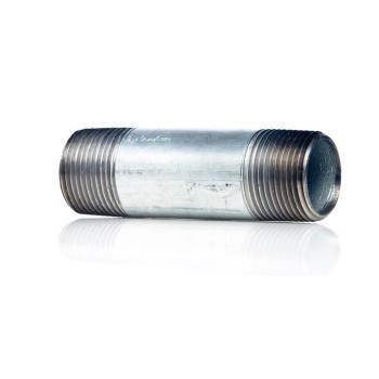 Galvanized  Steel Pipe Nipple ~ 1/2" x 7"