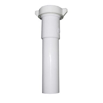 Larsen PVC Extension Tube with Nut - 1-1/2" x 6"