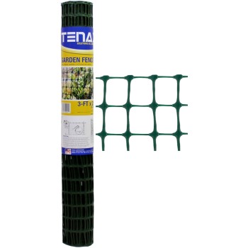 Tenax Garden Fence, Green ~ 2" x 2" Mesh @ 3 ft x 25 ft L