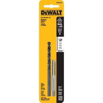DeWalt Drill and Tap Set, 8mm-1.25