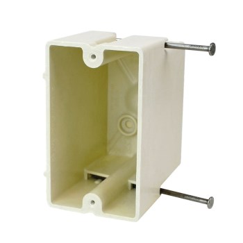 Allied Moulded Prods 1098=n Single Gang Electrical Box