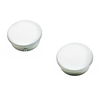 National S822-090 Closet End Caps, Heavy Duty ~ White