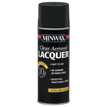 Aerosol Semi-Gloss Lacquer, Clear ~ 12.25-oz