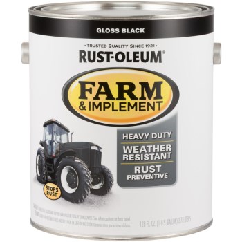 Farm & Implement Finish, Gloss Black  ~  Gallon