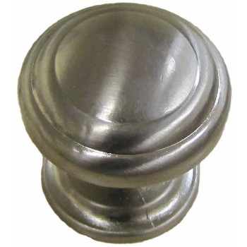 Hardware House 144612 14-4612 1-1/4 Sn Art Nouv Knob